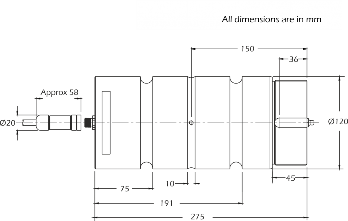 lcm4487 Axes Dynamométriques dimensions